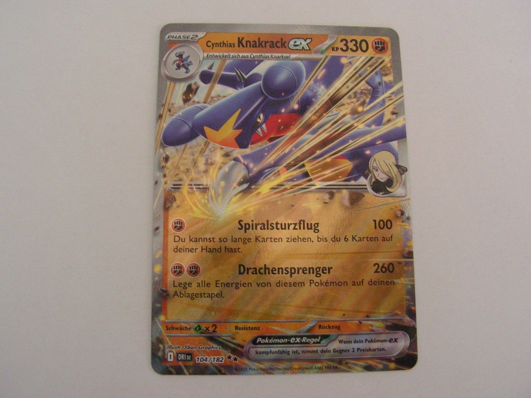 Pokémon Sammelbilder & Trading cards: Cyntias Knakrack EX 104/182 Ewige Rivalen – Neu (gemäss Beschreibung) aus Aesch BL von Hansboeni 1