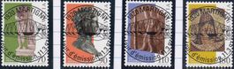 914-917 mit FD-Orts-Vollstempel 1920 Martigny 11.3.97