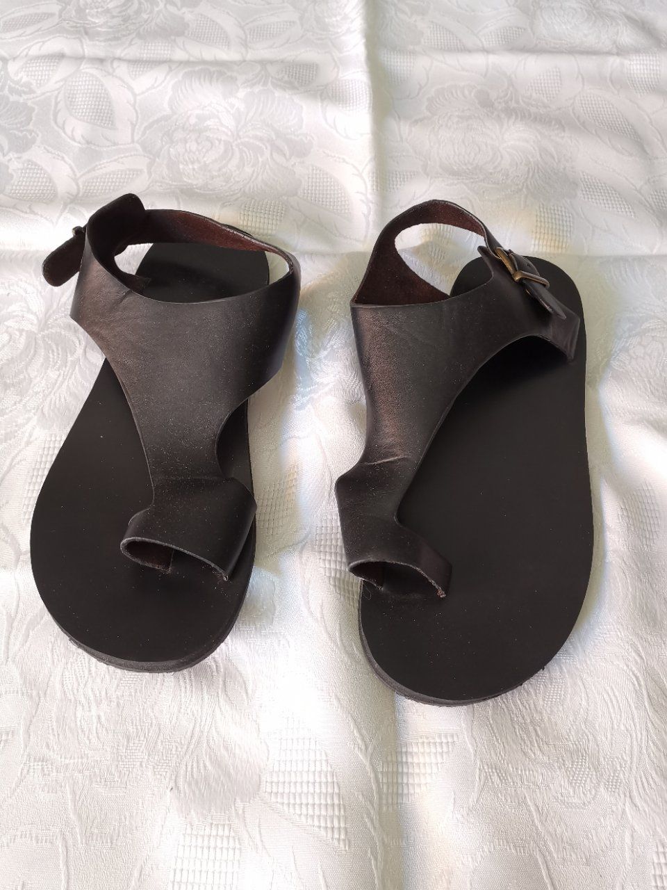 Scarpe da donna: Sandales nu-pieds en cuir – Nuovo (secondo la descrizione) da Hermance venduto da Jofranc