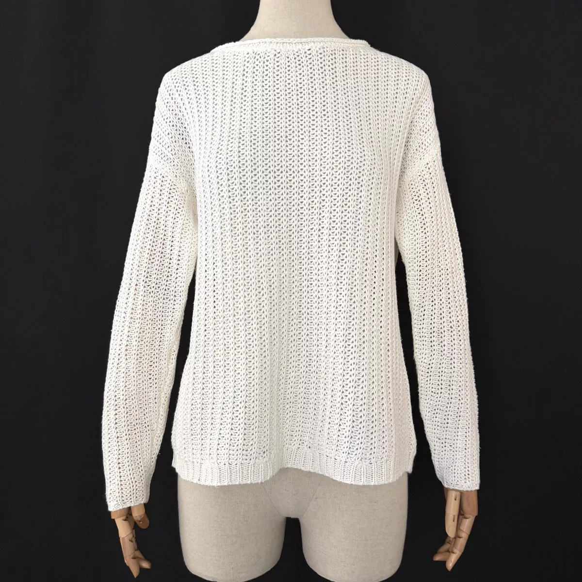Hemisphere Maglioni & Felpe: HEMISPHERE White Linen Pullover – Usato da Emmen venduto da Avviivva_Com2023
