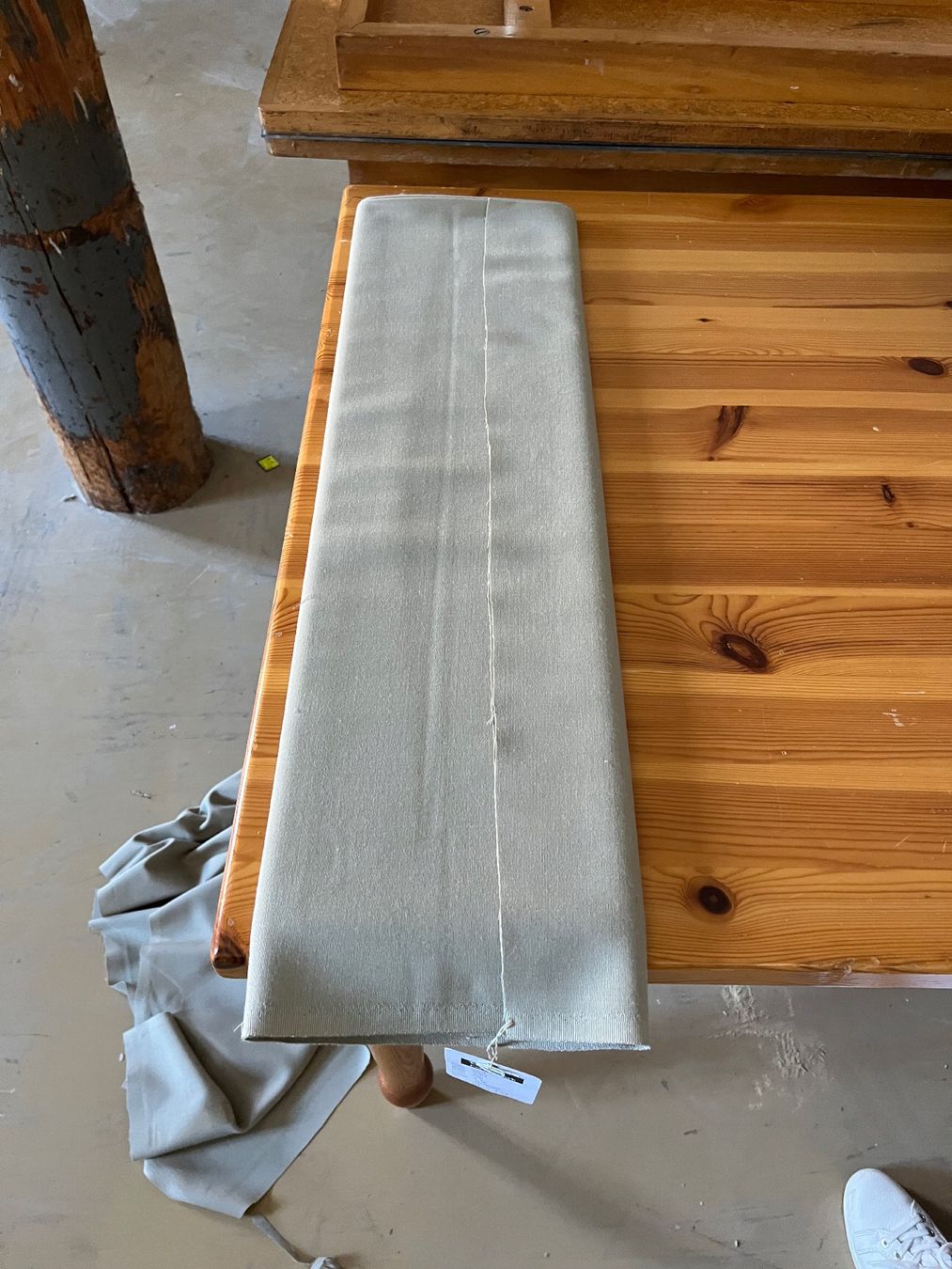 Stoffe: Stoff, Meterware, Textil, Grau, Mischgewebe, Lot – Gebraucht aus Netstal von spaltflo01 4