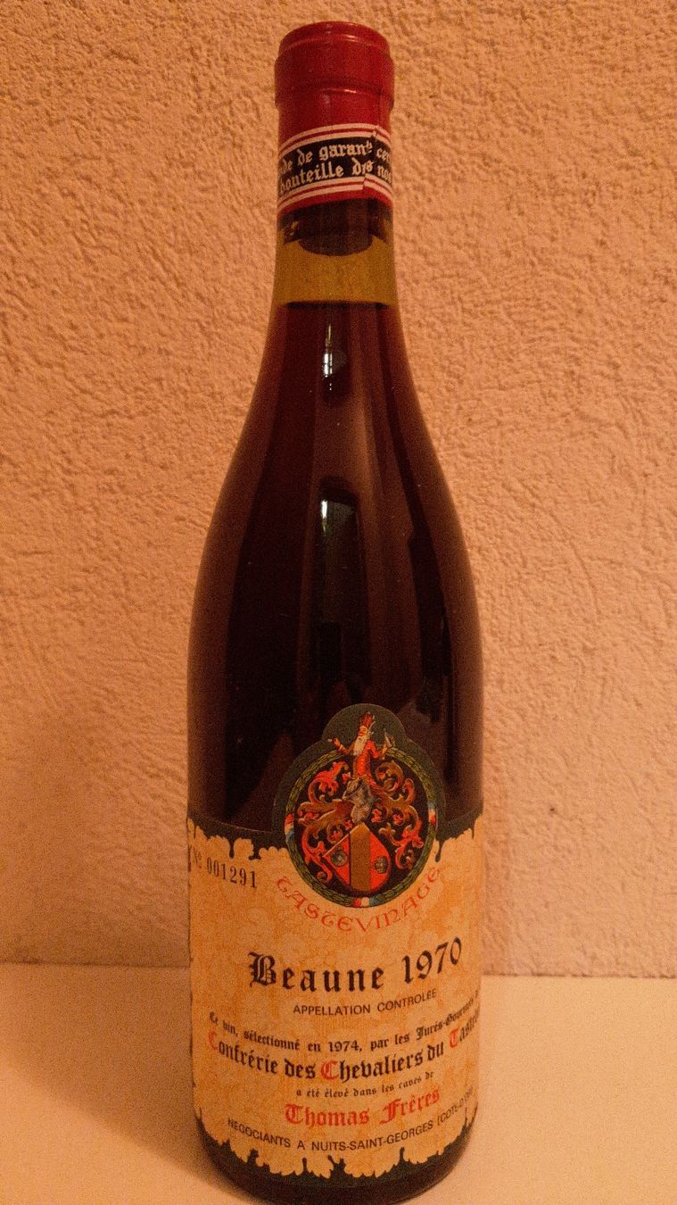 Vino: 1970 BEAUNE Tastevin 1970 – Nuovo (secondo la descrizione) da Venthône venduto da achos