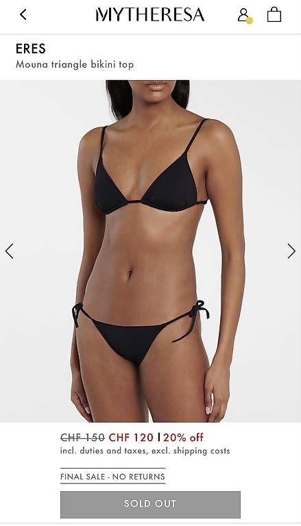 Costumi da bagno & Bikini: Eres Bikini Schwarz Gr. S/M wie neu – Nuovo (secondo la descrizione) da Lachen SZ venduto da dar_hjg9 5