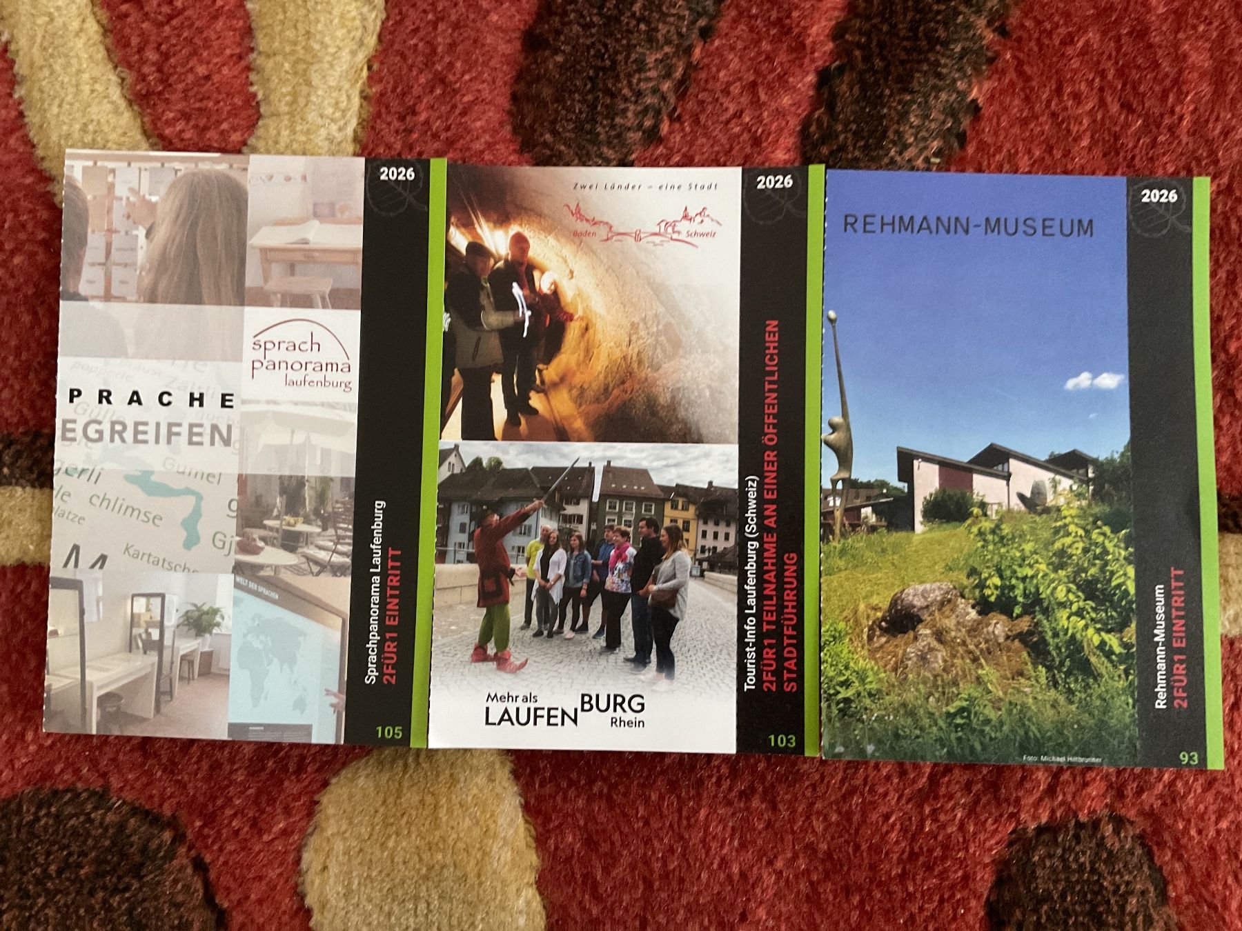 Buoni: 7 bons 2 pour 1 à Laufenburg – Nuovo (secondo la descrizione) da Düdingen venduto da Yellow 5
