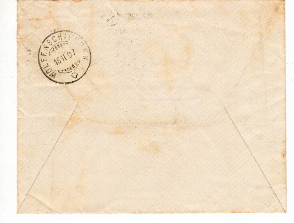 Tutti i francobolli: Kleinbrief aus Ennetbürgen 1907 – Usato da Wolhusen venduto da Curver9 1
