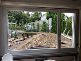Fenster gross 2 teilig aus Kunststoff