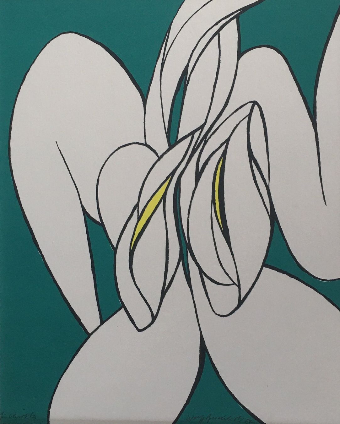 Grafica & Litografie: Wolff Buchholz   "Figürliche Komposition"   Farblithographie – Usato da Nennigkofen venduto da juhit 3