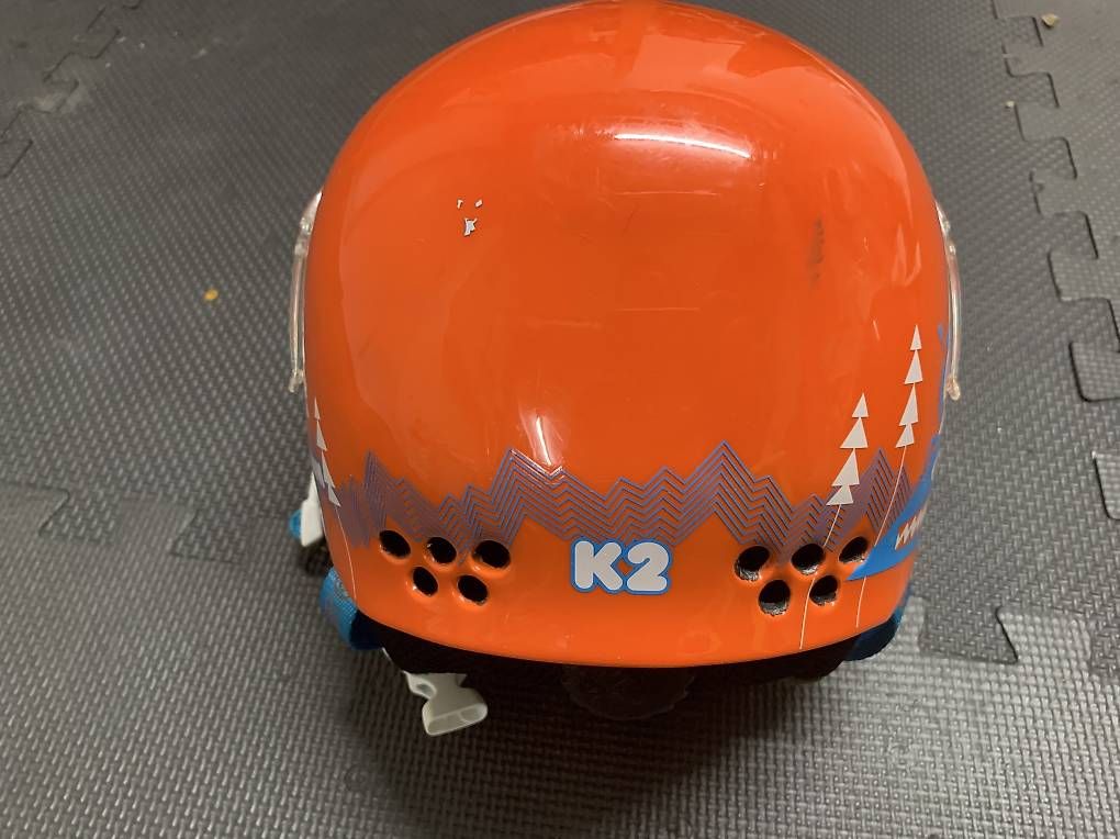 Caschi: K2 Orange Ski Helmet Small 51-55cm – Usato da Uster venduto da dan_5m6y 2