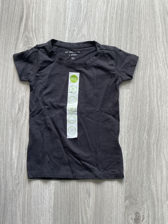 Schwarzes T-Shirt, Grösse 92, Neu mit Etikett