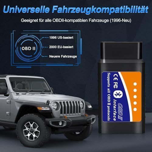 Scanner: OBD2 Bluetooth Diagnosegerät Scanner Code Leser iOS iPhone – Neu und originalverpackt aus Hundwil von Equiply 5