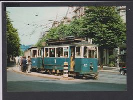Tram in Luzern  VBL Haltestelle LKB 1958  -  AK von 2007
