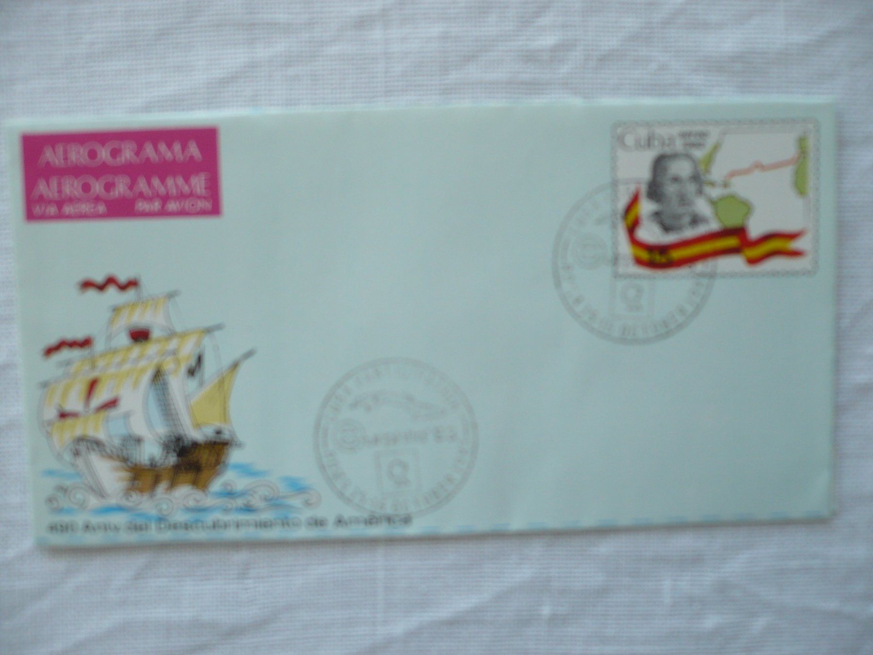 Alle Briefmarken: 1982 Aerogramm CUBA gest. an der EURPHILA '83, Roma – Gebraucht aus Zürich von saltandpepper008