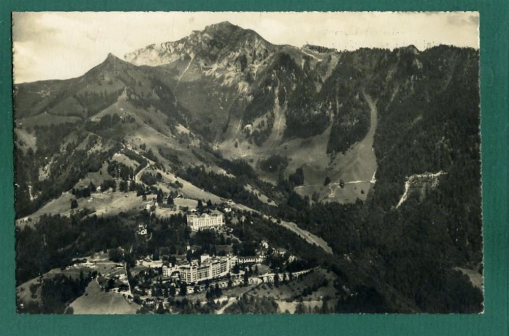 Caux sur Montreux, Mountain House, Flugaufnahme Kaufen auf Ricardo