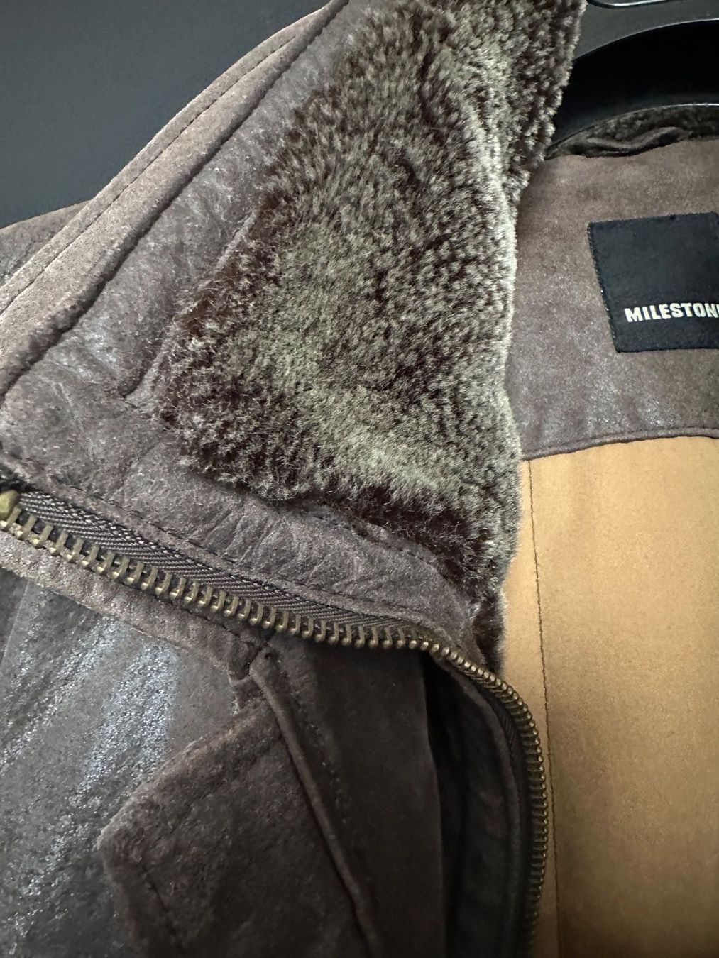 Giacche: Herren Lederjacke von Milestone – Usato da Remigen venduto da Orlana7 4