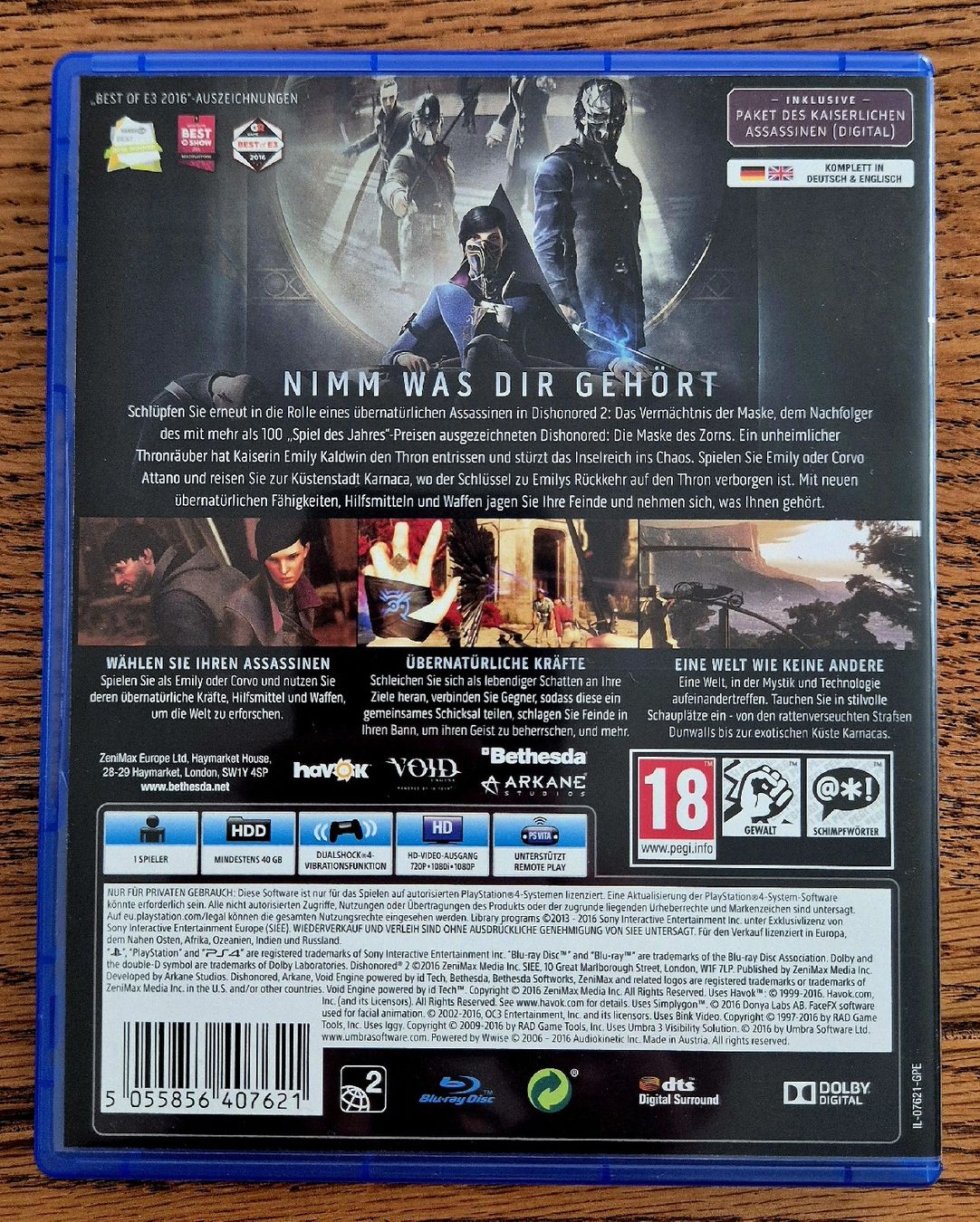 Spiele: Dishonored 2 PS4 (top Zustand) – Neu (gemäss Beschreibung) aus Au SG von AlenCompany 1