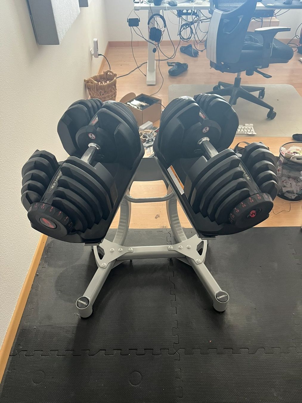 Bowflex Hanteln & Gewichte: Bowflex 4-41 kg x2 plus stand – Gebraucht aus Effretikon von xjlam