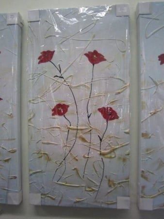 Dipinti: X424 Acrylgemälde 4 tlg. Handbemalt – Nuovo (secondo la descrizione) da Necker venduto da liq24 6