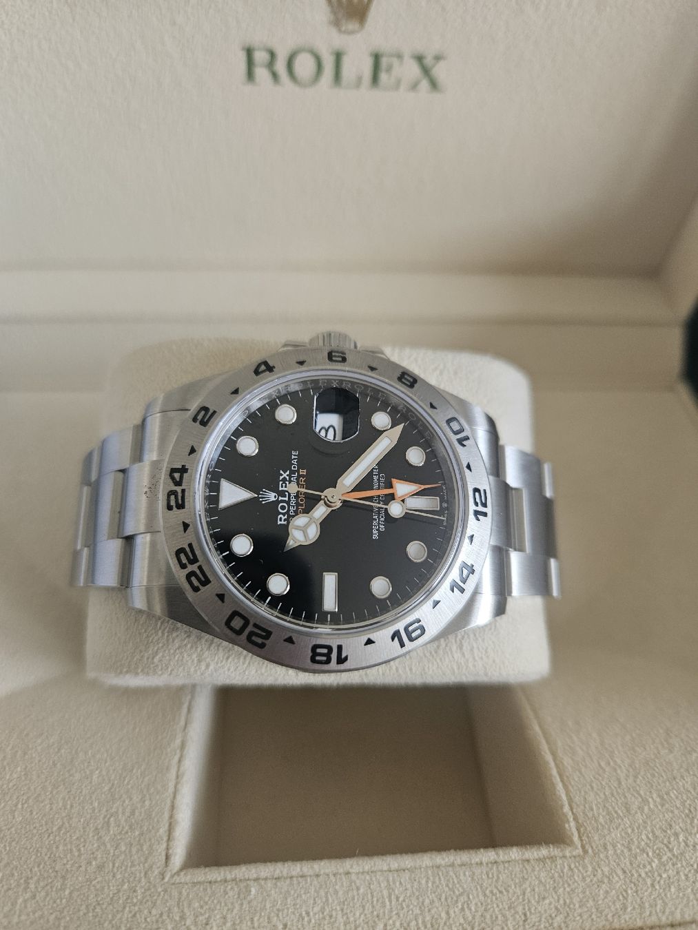 Rolex Uhren: Roley Explorer II 226570 ungetragen – Neu (gemäss Beschreibung) aus Niederhasli von swisslos 1