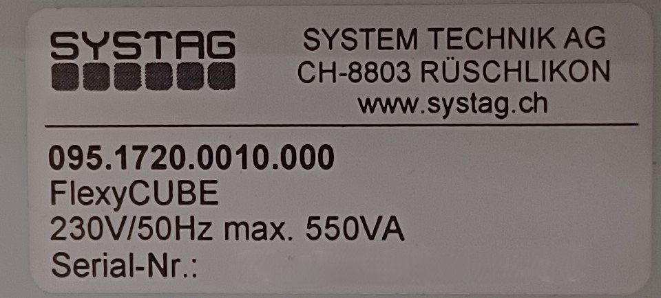 Accessori da laboratorio: Systag FlexyCube – Usato da Niederdorf venduto da LeptonAG_Labor 7