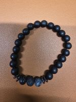 Schickes Herren Armband mit Lavastein Perlen, Top!