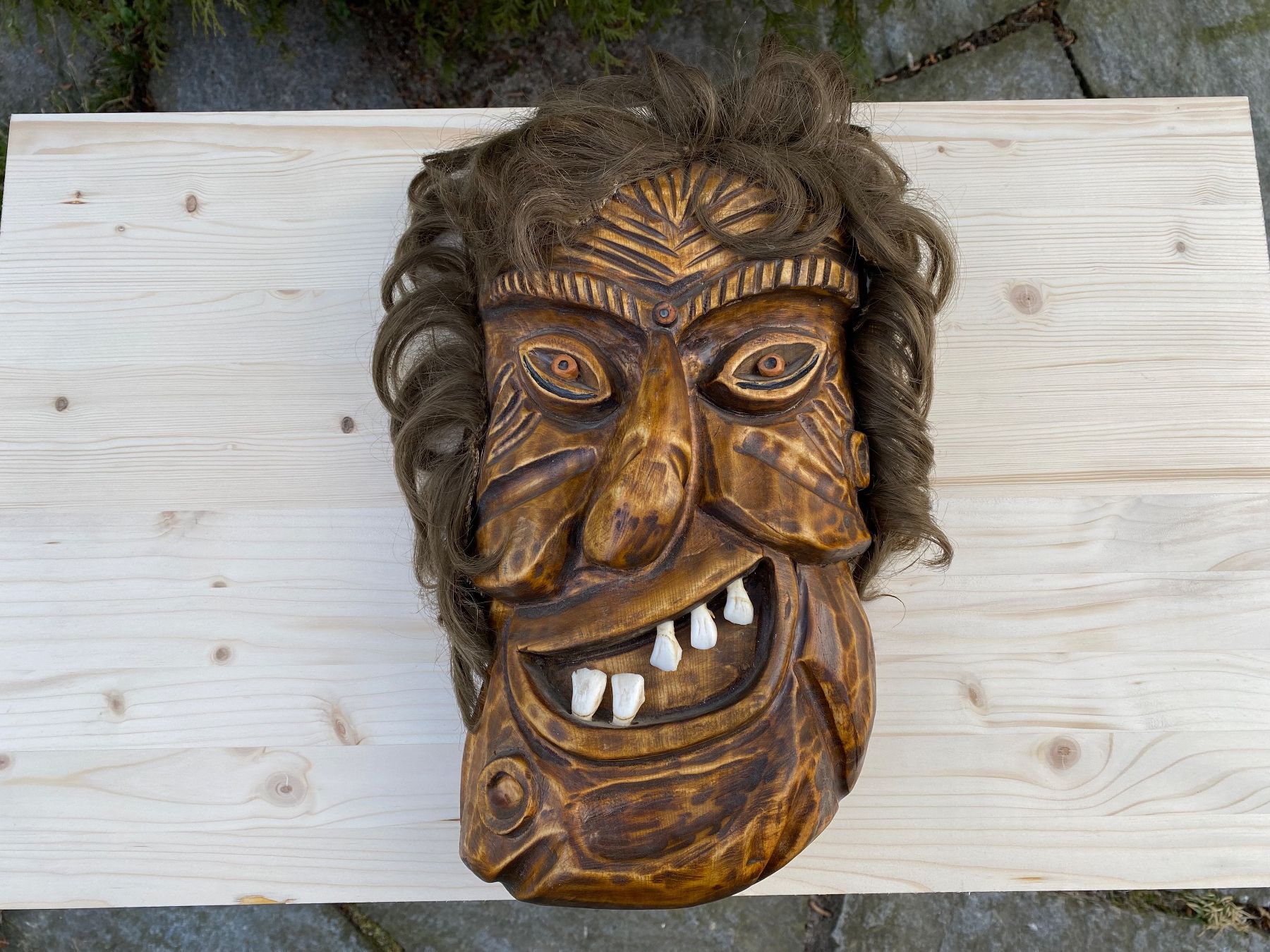 Altro in Antiquarato & Arte: schöne geschnitzte Holzmaske – Usato da Feldbach venduto da Olive1 1