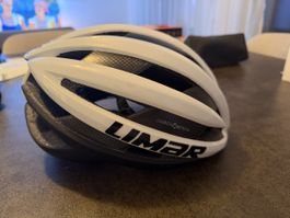Casque vélo route Limar blanc état comme neuf
