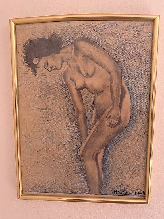 Gemälde: Magnifique Pastel de 1944 – Gebraucht aus Preverenges von mih_vqg5