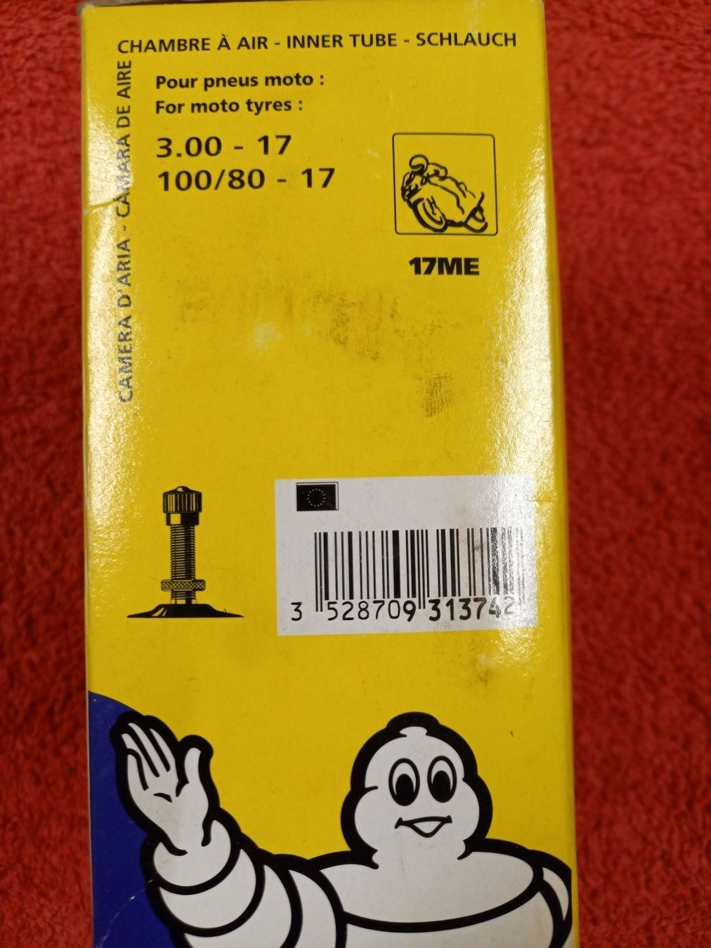 Michelin Pneumatici & Ruote complete: Schlauch Michelin 3.00-17 / 100/80-17 – Nuovo e nell'imballaggio originale da Uster venduto da Storni125 1