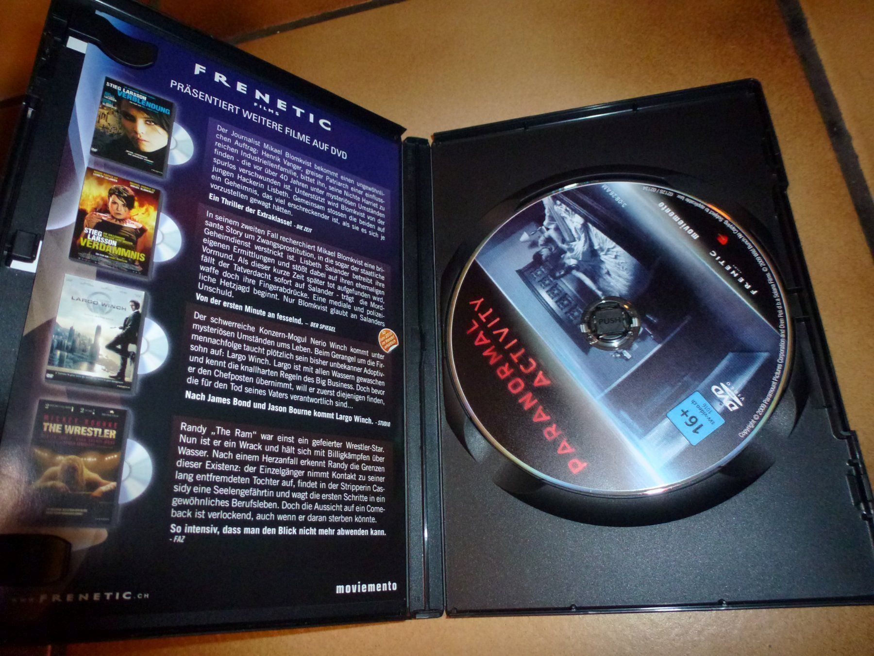 Tutti i DVDs: Paranormal Activity DVD – Usato da Olten venduto da Disc-Verkauf 1