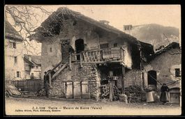 AK Sierre, Vue sur la Vieille Maison