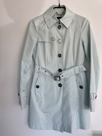 Damen Kurzmantel wind- wasserabweisend Gr.34 hell aquamarine