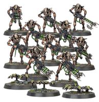 10 Necron Warrios + 3 Scarab Swarms Warhammer 40.000