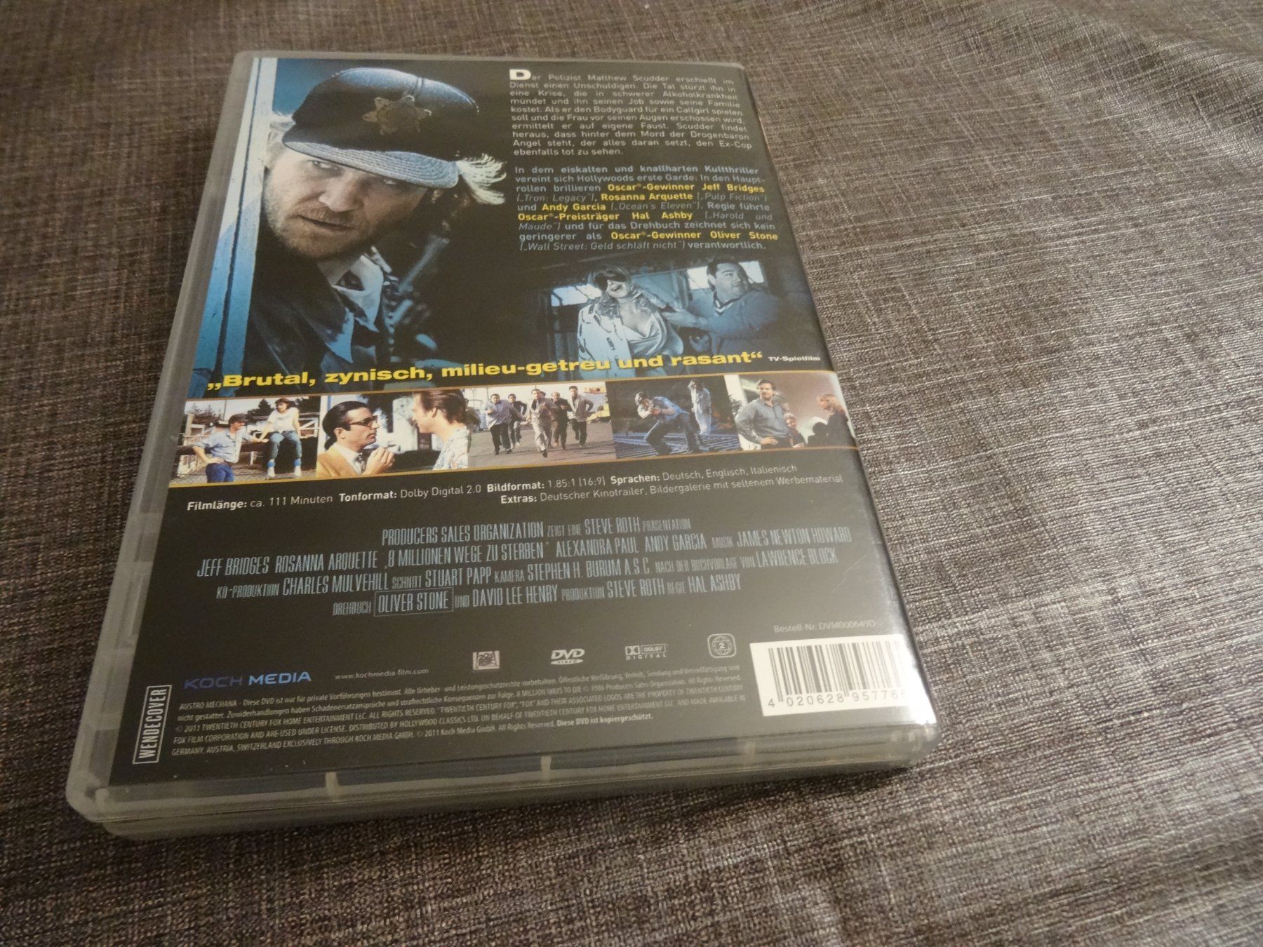 Tutti i DVDs: DVD 8 Millionen Wege zu sterben – Usato da Olten venduto da Disc-Verkauf 2