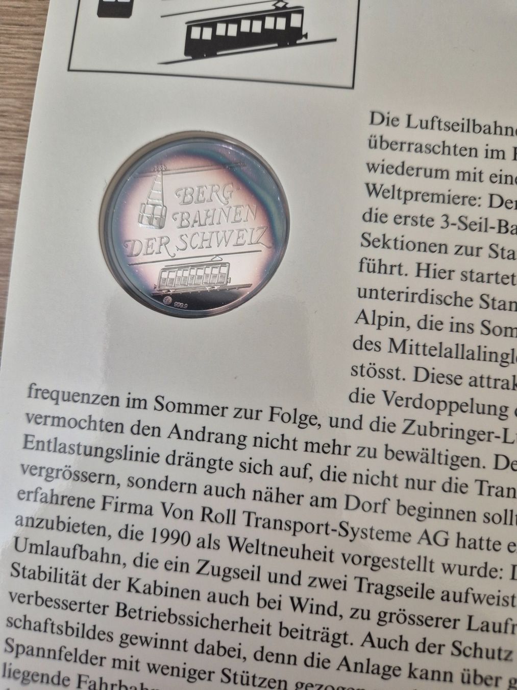 Medaillen: Bergbahnen der Schweiz - Alpin Express – Gebraucht aus Luzern von Vreneli_1 2