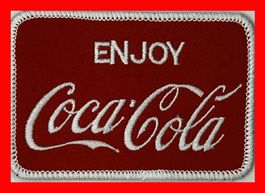 Coca Cola Aufnäher Badge Patch Zero Light Zucker Dose PET