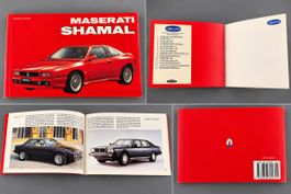 Maserati Shamal 1993 – seltenes Sammlerbuch, 72 Seite