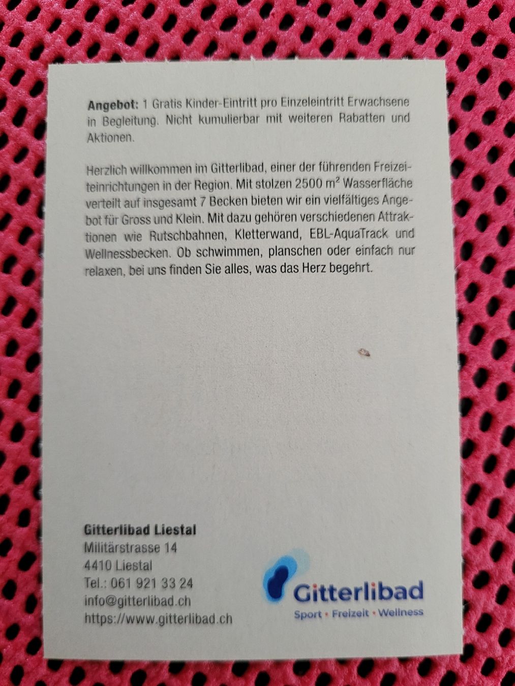 Buoni: Gratis Kinder-Eintritt – Nuovo (secondo la descrizione) da Therwil venduto da Hexe13 1