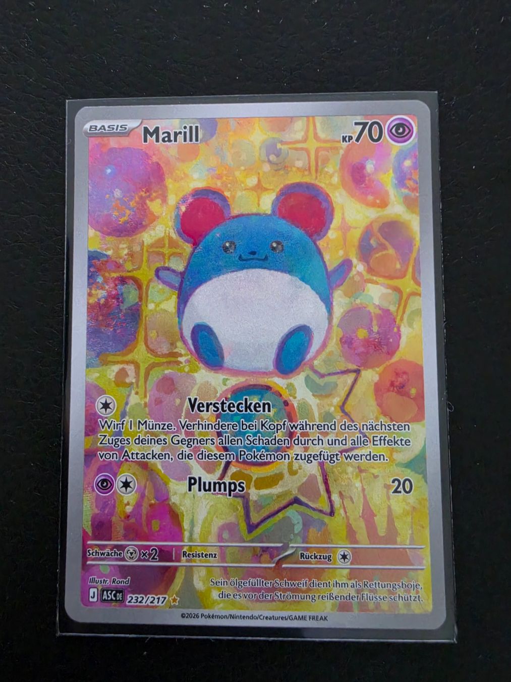 Pokémon Cartes à collectionner: Pokemon Erhabene Helden Marill ASC232 – D'occasion à Widnau par selvedan