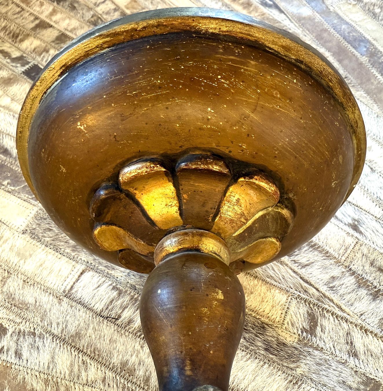 Kronleuchter & Deckenlampen: Antique lustre en bois à 6 bras – Gebraucht aus Veyrier von Szurkemaci 5
