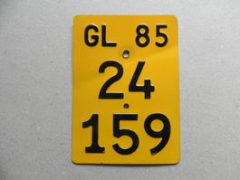 Mofa Puch Nummer Glarus 1985 GL 24 Töffli 159 Geschenk