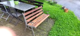 Antike Gartensitzbank (3 Pers.)