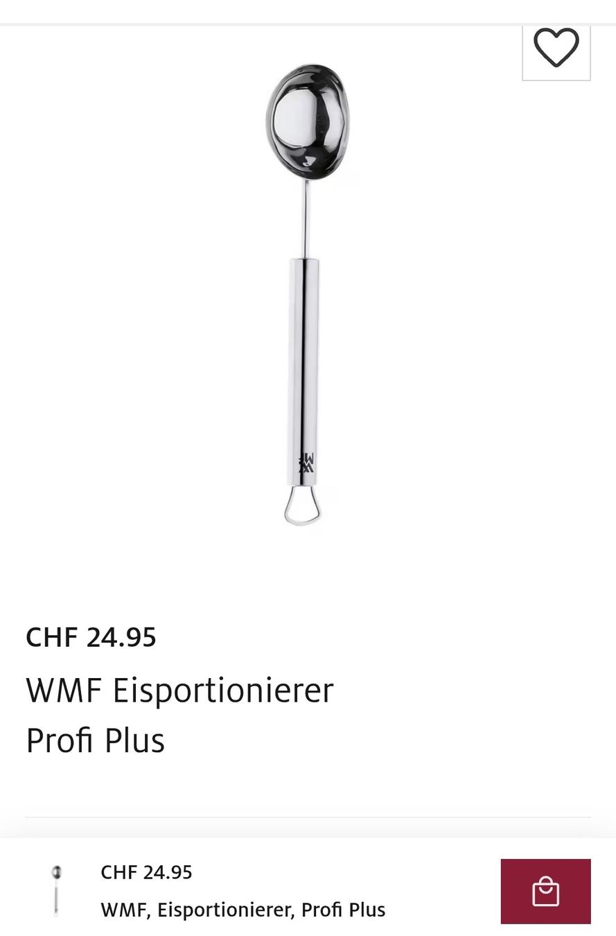 WMF Cucchiai: WMF Eisportionierer Profi Plus – Nuovo e nell'imballaggio originale da Sursee venduto da mar_wvf9 2