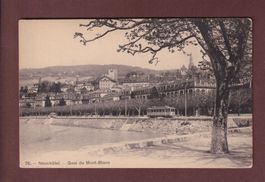 NEUCHÂTEL - Quai du Mont Blanc - Tram