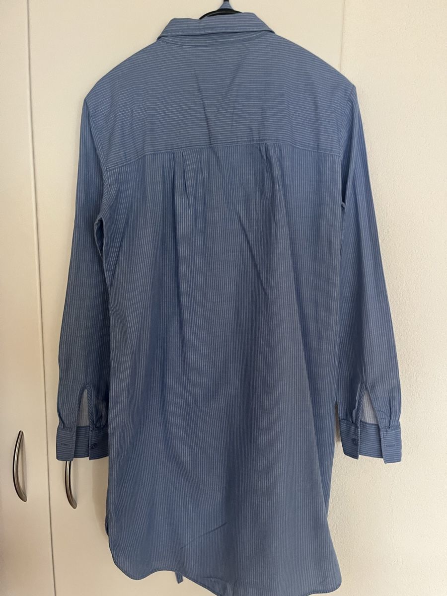 Massimo Dutti Vestiti: Massimo Dutti Hemdkleid, hellblau gestreift, Gr. S – Usato da Wädenswil venduto da Iana32 2