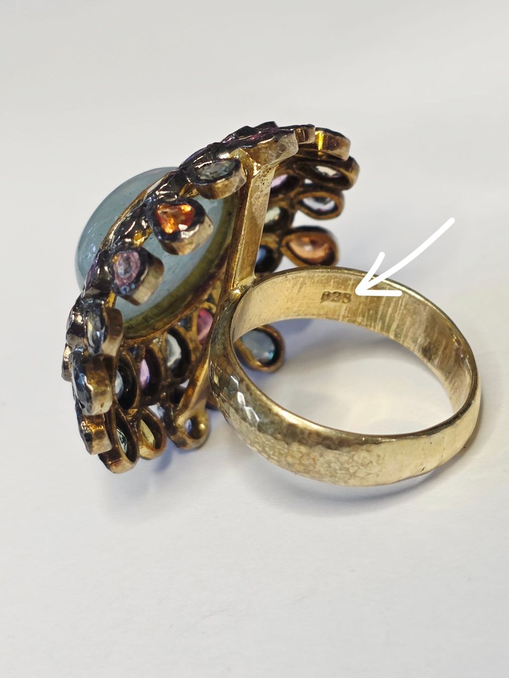 Anelli: Aquamarin Safir Ring – Nuovo (secondo la descrizione) da Zürich venduto da adriben 6