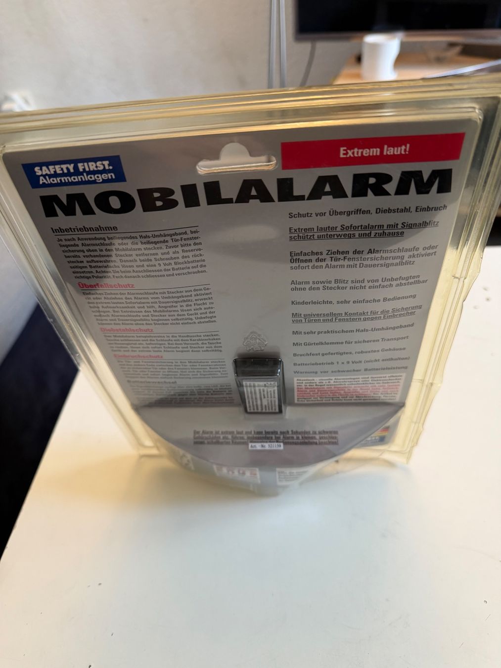 Sistemi d'allarme: MOBILALARM Überfall-, Diebstahl- oder Einbruchschutz – Nuovo e nell'imballaggio originale da Münsingen venduto da Ganjam 2