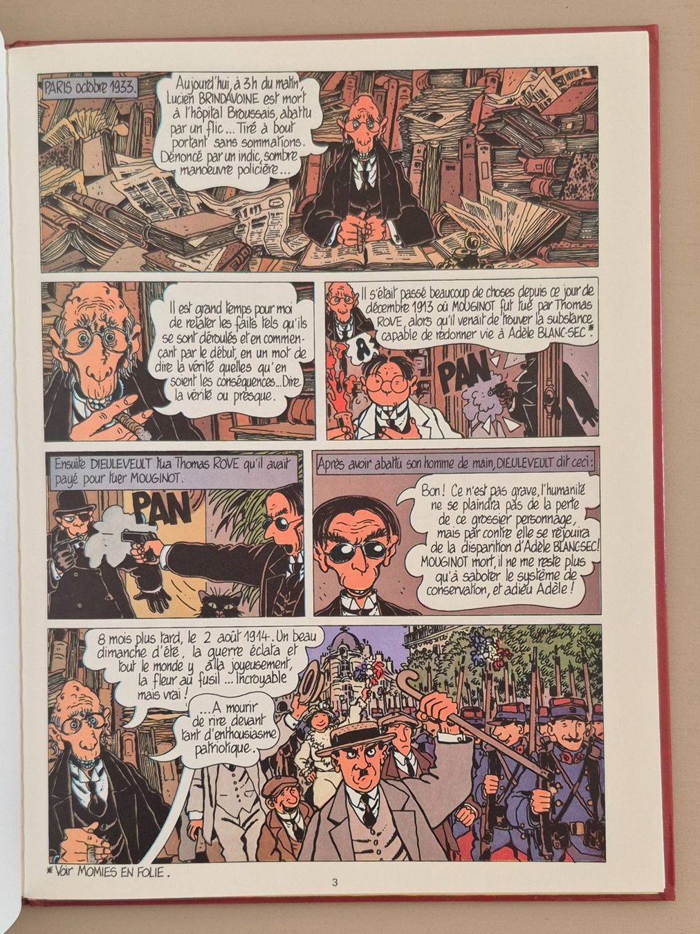 Fumetti: Adèle Blanc-Sec - T5 - Le Secret de la Salamandre – Usato da Grand-Lancy venduto da loi_599y 4
