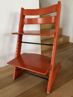 Stokke Tripp Trapp Hochstuhl orange guter Zustand