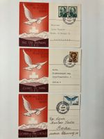 Tag der Briefmarken 1940, 3 vers. Karten D/F/I, KP 110.--