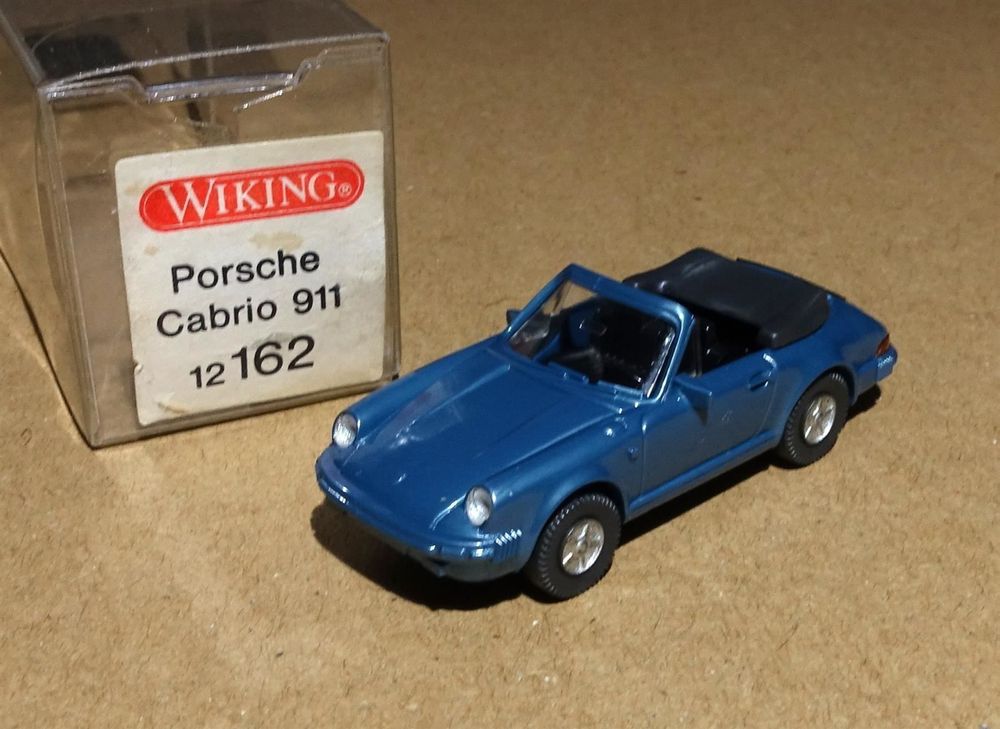 Miniature Porsche 911 Coupé Marron 1/87 Par Wiking - Sans Boîte (Occasion Très Correct)
